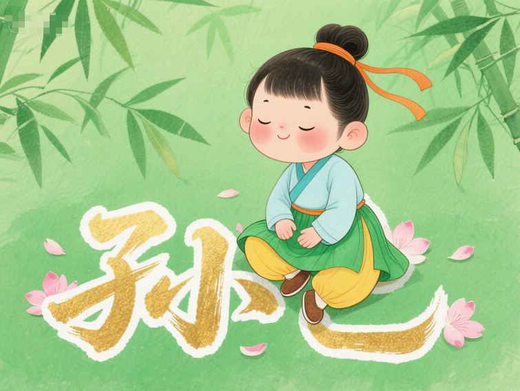 孫姓朗朗上口的名字,百聽不厭,辨識度高