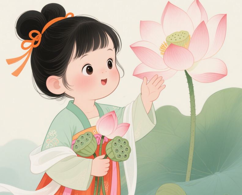 劉姓女孩名字高貴大氣,如蘭之芳藏于字中